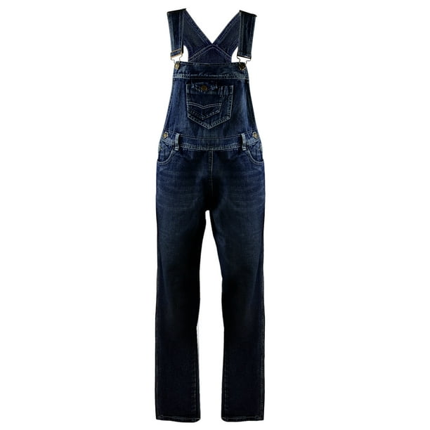Anna-Kaci Womens Vintage Distressed Denim Skinny Jean Adjustable Strap Overalls Anna-Kaci Womens Vintage Distressed Denim Skinny Jean Adjustable Strap Overalls